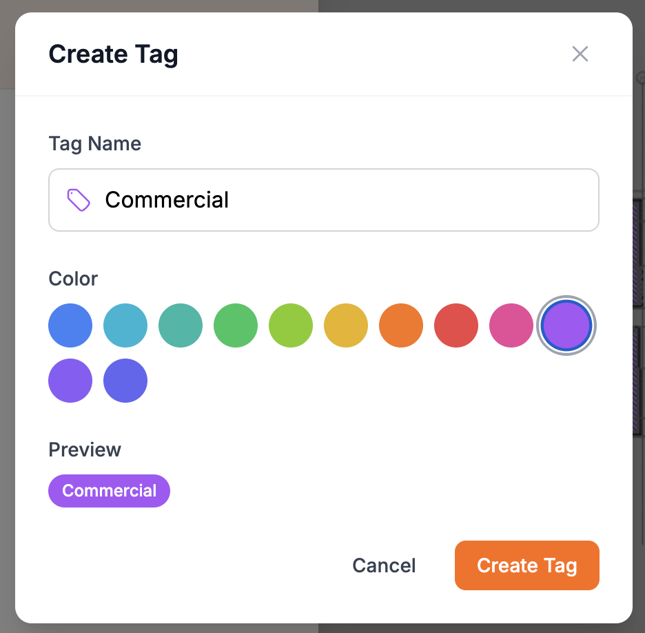 Create Tag
