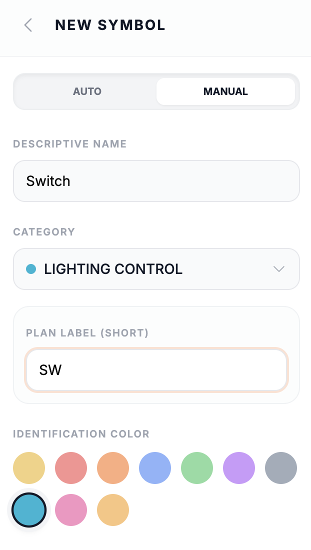 Manual stamp rule settings