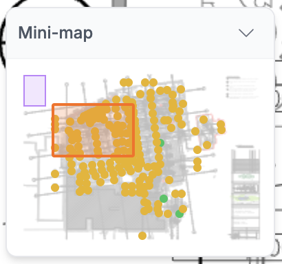 Mini-map showing current viewport